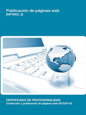 cover image of MF0952_2--Publicación de páginas web